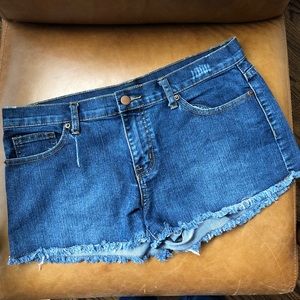 Forever 21 Distressed Cutoff Denim Shorts sz 30